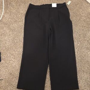 Old Navy Black High-Rise Trousers